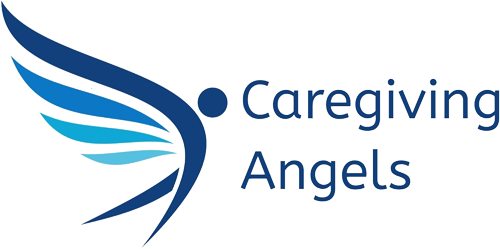 Caregiving Angels Ottawa - Logo; stay at home personal care, private caregivers for hire near me